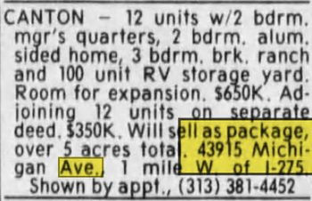 Garland Place Motel - Nov 01 1992 Article